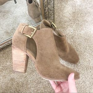 Beige Michael Kors Ankle Booties